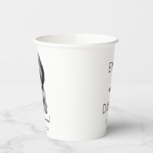 Drink op mij! Havanese Hond Bruiloft Papieren Bekers (Links)