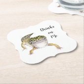 "Drink op mij" Onderzetter (Gekanteld)