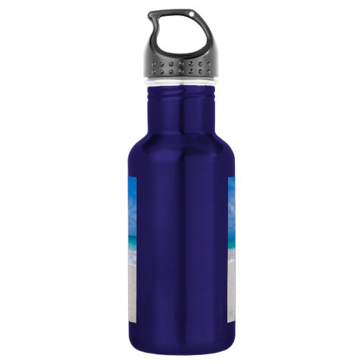 Drink op strand waterfles (Achterkant)