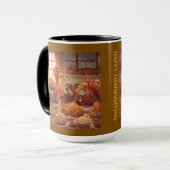 Drink op Thanksgiving Mok (Voorkant links)
