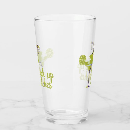 Drink op Witches Halloween Humor Glas (Links)