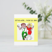 drink ophalen briefkaart (Staand voorkant)