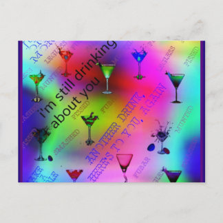 Drink over jou briefkaart