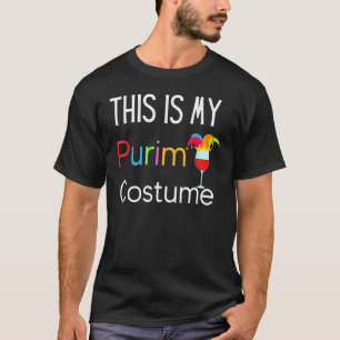 Drink partij Joods Dit is mijn purim kostuum T-shirt