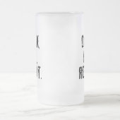 Drink Pee Herhalen Matglas Bierpul (Center)