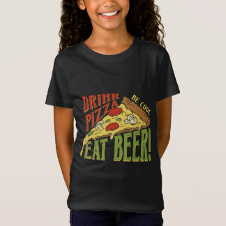 Drink Pizza is koude, eende biesgriep koken T-shirt
