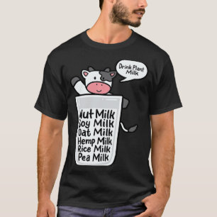 Drink Plantaardige Melk Haver Amandelen Soja Erwt T-shirt