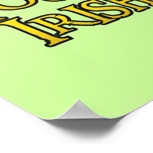 Drink Poster Leprechaun (Hoek)