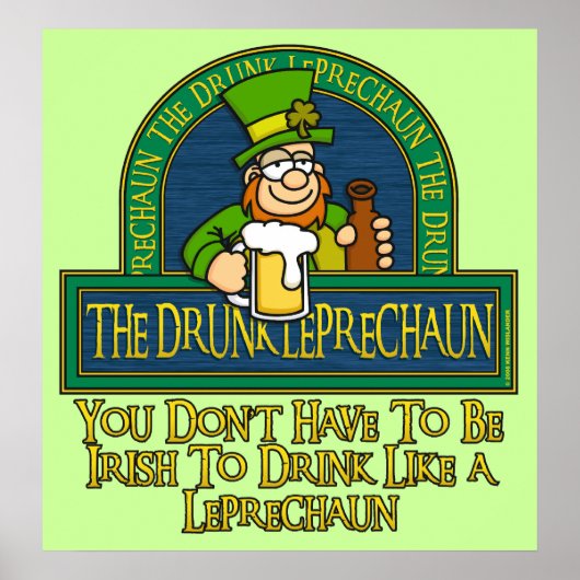 Drink Poster Leprechaun (Voorkant)