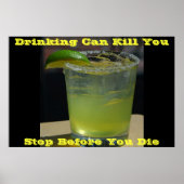 drink posters op groen (Voorkant)