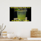 drink posters op groen (Keuken)