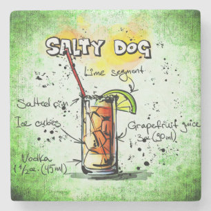 Drink Salty Dog Recipe Stenen Onderzetter