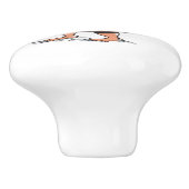 Drink Santa keramische knop (Zijkant)