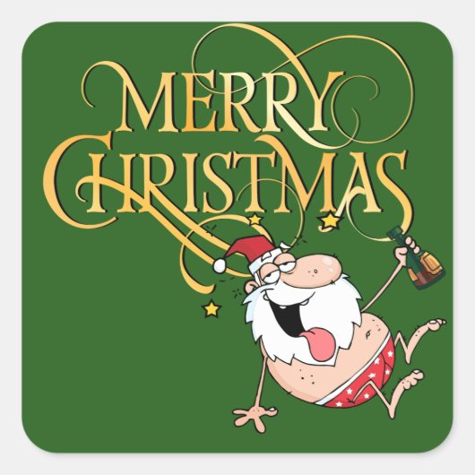 Drink Santa Stickers (Voorkant)