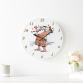 Drink Santa wandklok Grote Klok (Huis)