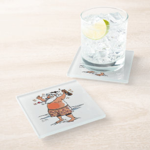 Drink Santa White glass onderzetter