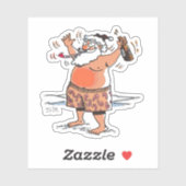 Drink sinterstrookje sticker (Vel)