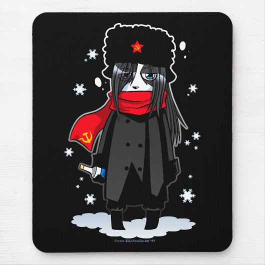 Drink Sovjet-Panda Mousepad Muismat (Voorkant)