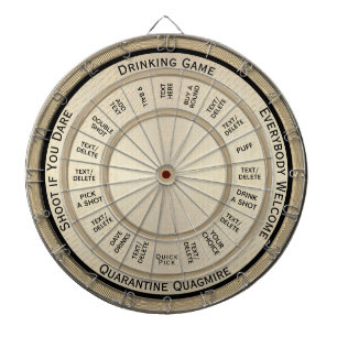 Drink spelquarantaineverordening dartbord