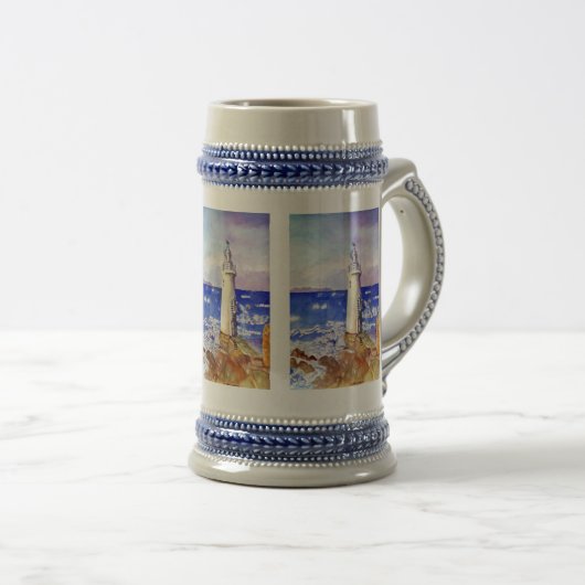 DRINK STAINEN - "LIGHTHOUSE" DOOR H DAVIDSOHN BIERPUL (Voorkant rechts)