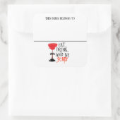 Drink Sticker Marker Name Witch Halloween Party (Tas)