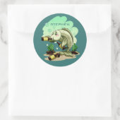 Drink stickers voor aangepaste visnamen (Tas)