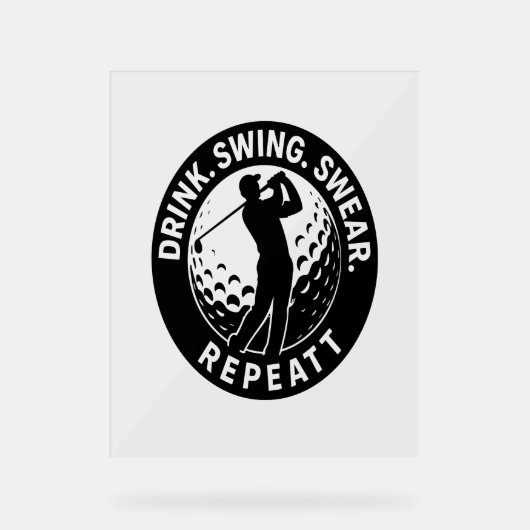 Drink Swing Sweat Repeat Golf (Recto)