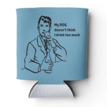 Drink te veel retro Man Koelbox