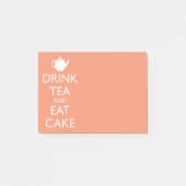 DRINK TEA EN EAT CAKE POST-IT® NOTES (Voorkant)