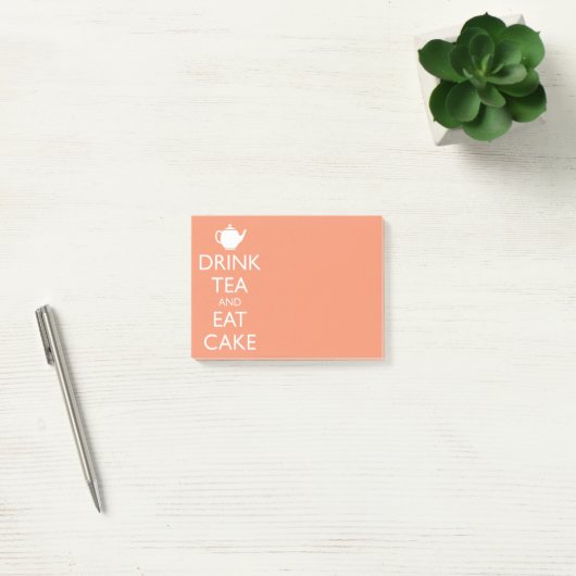 DRINK TEA EN EAT CAKE POST-IT® NOTES (Kantoor)
