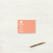 DRINK TEA EN EAT CAKE POST-IT® NOTES (Op bureau)