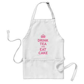 Drink Tea en Eat Cake Standaard Schort