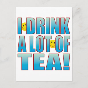 Drink Tea Life B Briefkaart