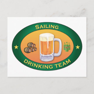 Drink team dat per e-mail wordt aangeboden briefkaart