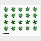 Drink Team St. Patrick's Day Ronde Sticker (Vel)
