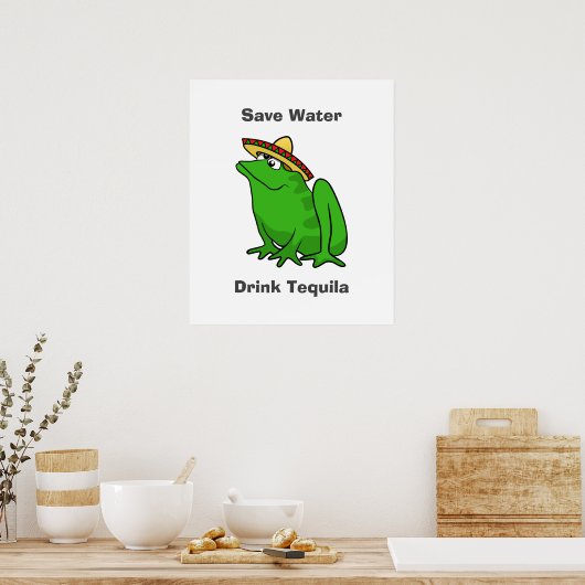 Drink Tequila Poster (Keuken)