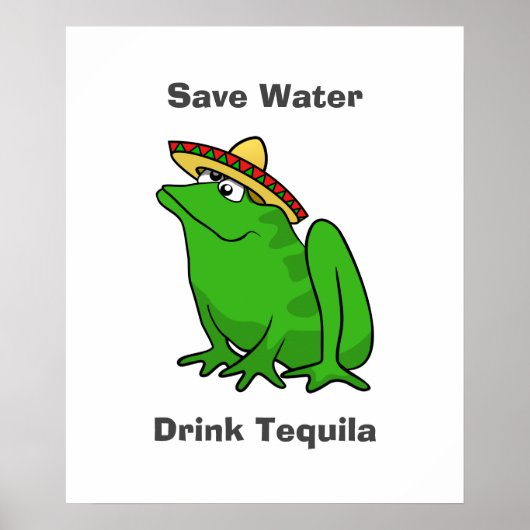 Drink Tequila Poster (Voorkant)