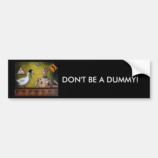 Drink Test Dummy Bumpersticker (Voorkant)