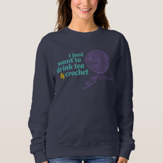 Drink thee & Haak oma core dames sweatshirt