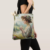 Drink thee in de tuin draagtas (Dichtbij)