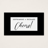 Drink Ticket Visitekaartje (Achterkant)