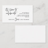 Drink Ticket, Volwassenen drankje, Happily Ever Af Informatiekaartje (Voorkant / Achterkant)