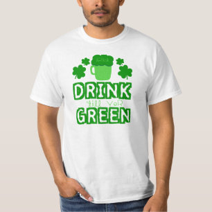 Drink tot groen yer t-shirt