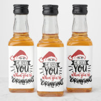 drink u een grappige kerstman