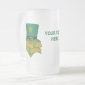 "Drink Up & Be Irish!" aangepaste mokken (Voorkant links)