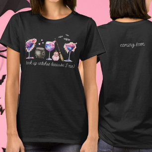 Drink up heksen grappige Baby aankondiging T-shirt
