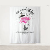 Drink up Heksen Halloween Bruidsfeest Backdrop Wandkleed (Voorkant)