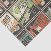  Drink van de controlebalk  Tissuepapier (Detail)