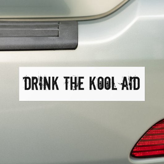 DRINK VAN DE KOOLSTEUN BUMPERSTICKER (Op auto)