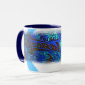 drink van de speldenkaartje mok (Voorkant links)